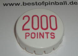 Bumperkappe 2000 Points ( Gottlieb Genie )